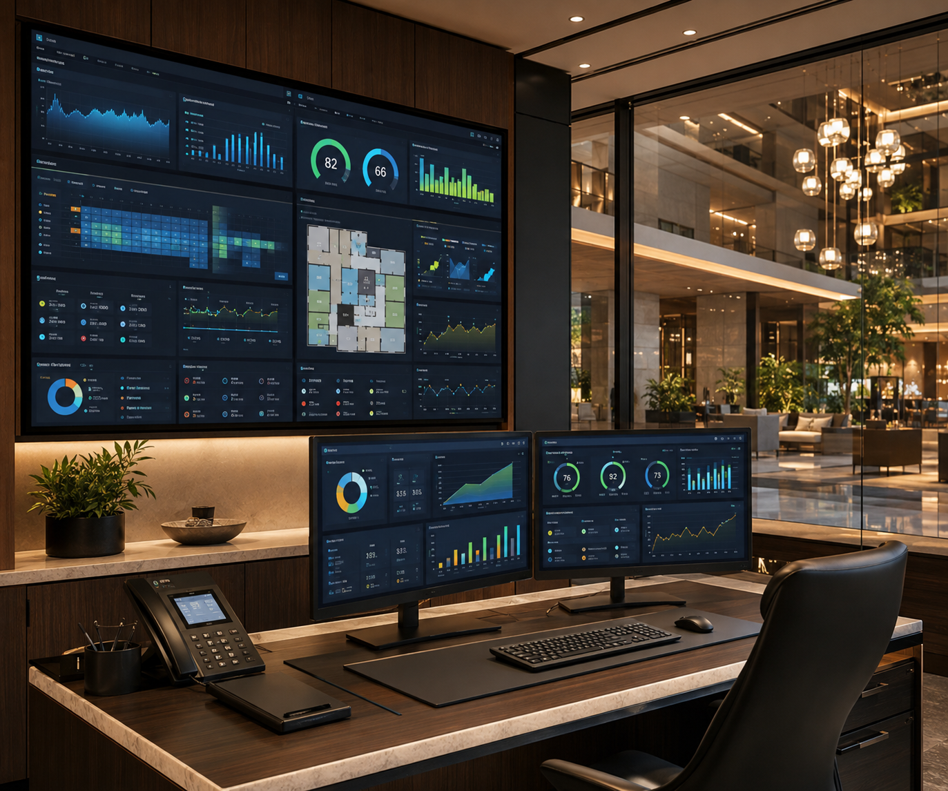 Hotel operational analytics dashboard